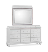 Sabrina White Bedroom Set by Cosmos Furniture at Eve Furniture