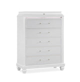 Sabrina White Bedroom Set by Cosmos Furniture at Eve Furniture