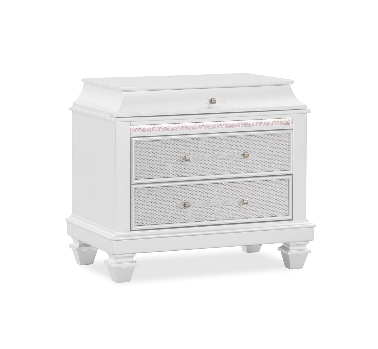Sabrina White Bedroom Set by Cosmos Furniture at Eve Furniture