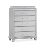 Sabrina Silver Bedroom Set by Cosmos Furniture at Eve Furniture