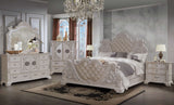 Santa Monica Pearl White Bedroom Set by Cosmos Furniture at Eve Furniture