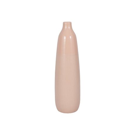 18"h Bottle Vase, Blush