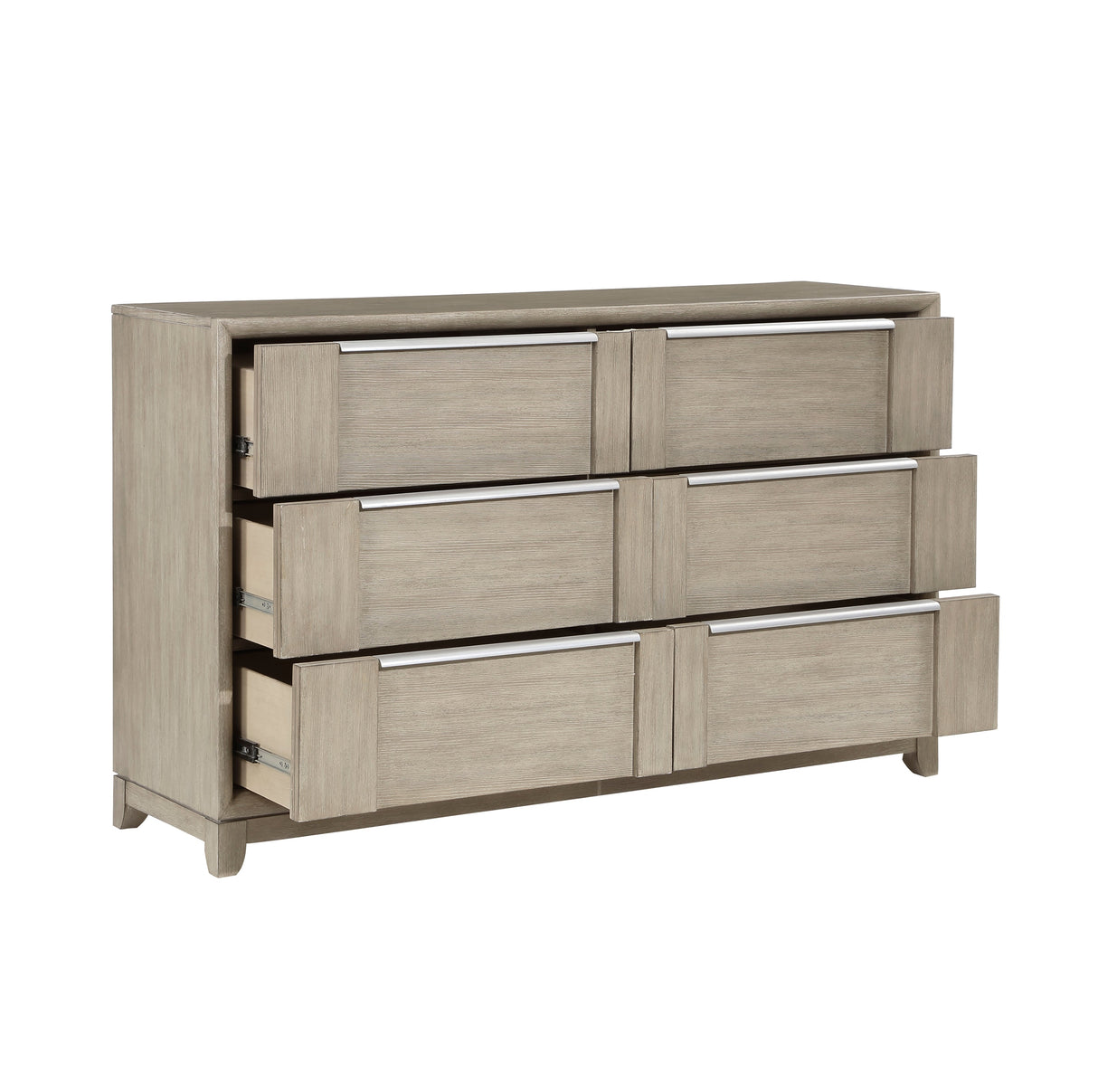 McKewen Light Gray Upholstered Storage Platform Bedroom Set by Homelegance at Eve Furniture