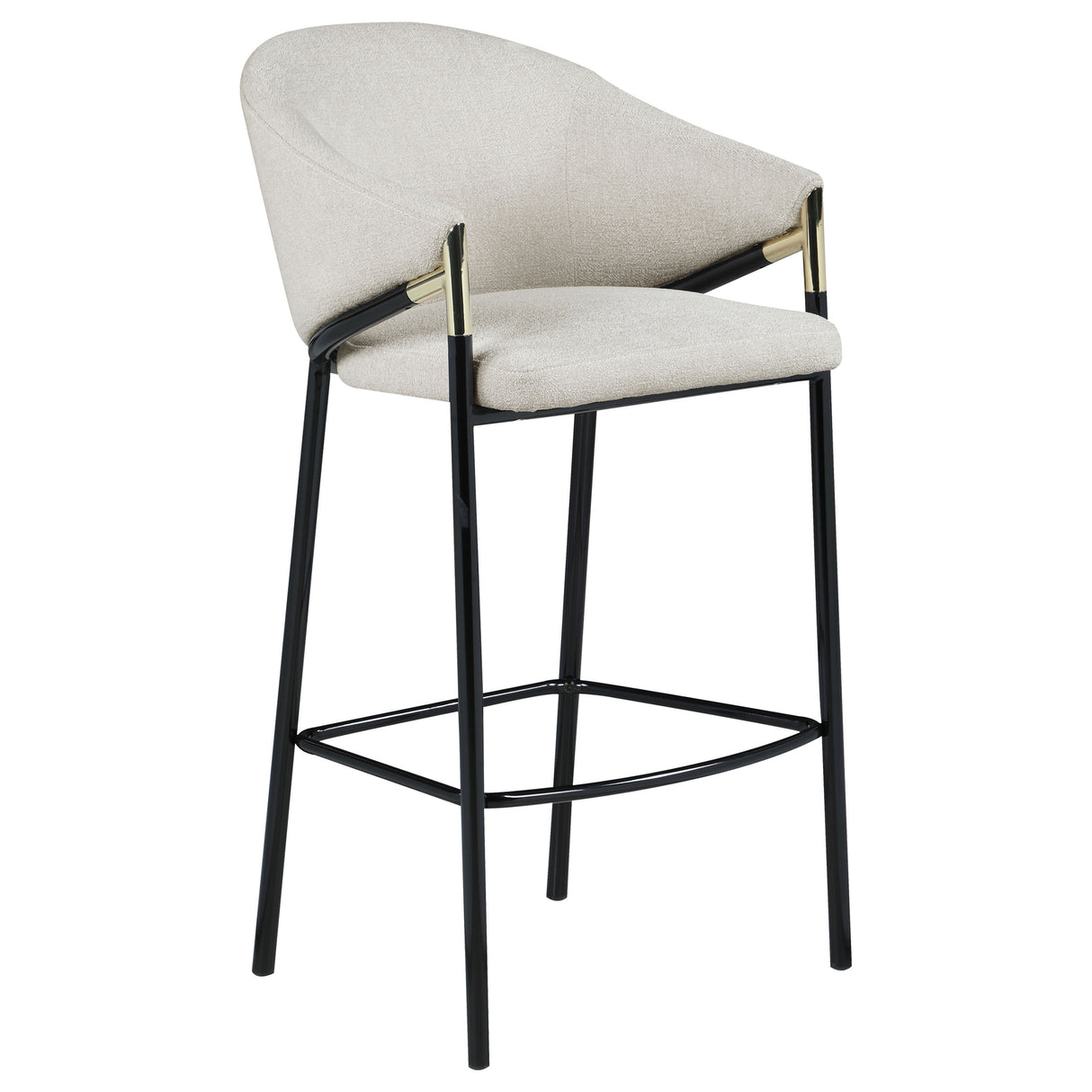 Chadwick Beige Fabric Upholstered Bar Chair (Set of 2)