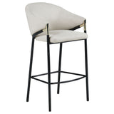 Chadwick Beige Fabric Upholstered Bar Chair (Set of 2)