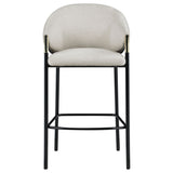 Chadwick Beige Fabric Upholstered Bar Chair (Set of 2)