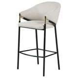 Chadwick Beige Fabric Upholstered Bar Chair (Set of 2)