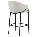 Chadwick Beige Fabric Upholstered Bar Chair (Set of 2)