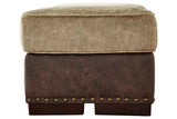 Alesbury Chocolate Ottoman