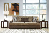 Alesbury Chocolate Sofa and Loveseat