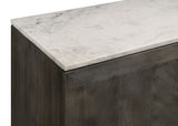 Dennis White and Tobacco Grey 3-door Marble Top Dining Sideboard Server by Coaster at Eve Furniture