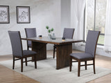 Sherwood Brown 5-Piece Rectangular Dining Room Set