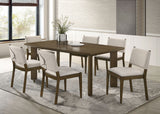 Ottowa Brown 7-Piece Rectangular Wood Dining Room Set