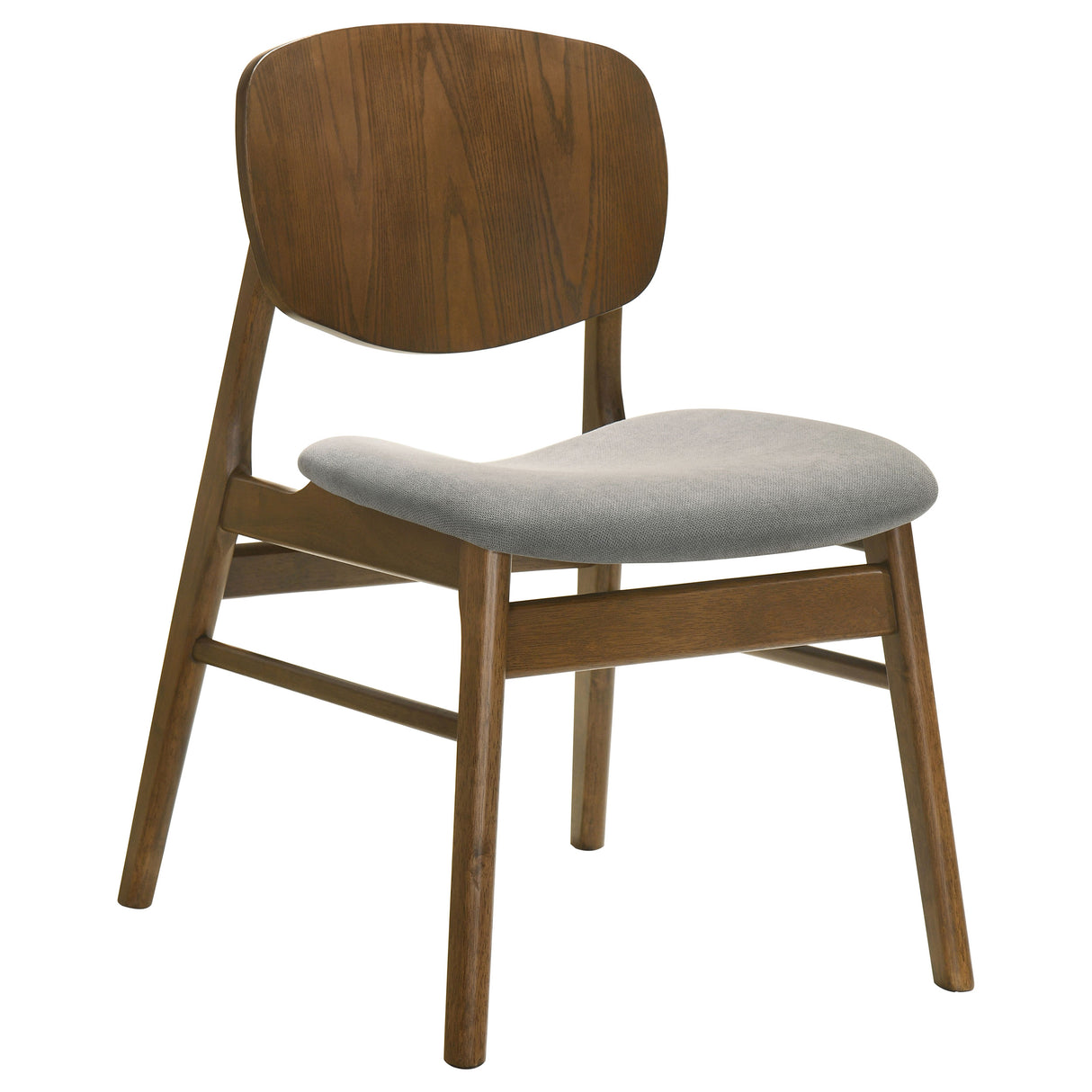 Benford Dark Brown Dining Side Chair Upholstered Seat (Set of 2)