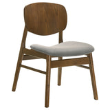 Benford Dark Brown Dining Side Chair Upholstered Seat (Set of 2)