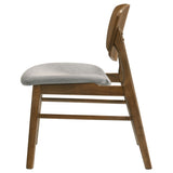Benford Dark Brown Dining Side Chair Upholstered Seat (Set of 2)