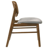 Benford Dark Brown Dining Side Chair Upholstered Seat (Set of 2)