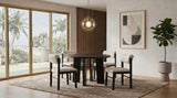 Strouse Cream/Black 5-piece Dining Set by Coaster at Eve Furniture