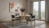 Strouse Black/Natural Oak 5-piece Dining Set by Coaster at Eve Furniture