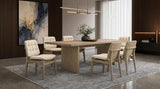 Decker Cream/Natural Oak 7-piece 82-inch Rectangular Dining Set by Coaster at Eve Furniture