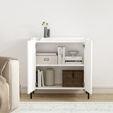 2-Piece Abbey Accent Cabinet and Bookcase in White by Manhattan Comfort at Eve Furniture