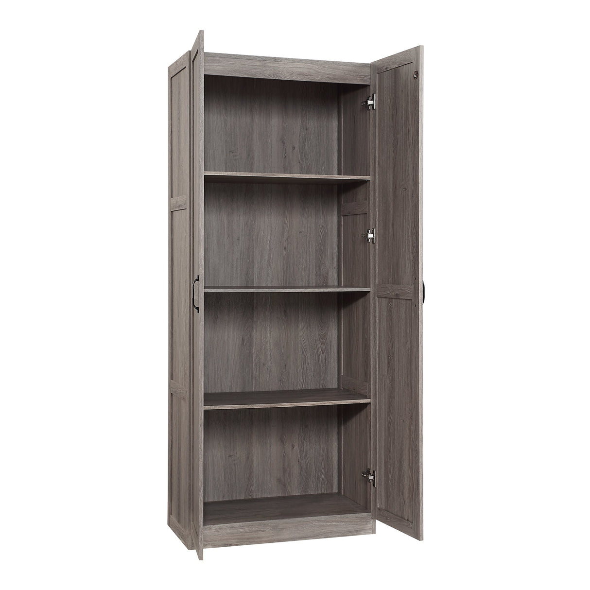 2-Piece Cornelia Storage Closet 1.0 and 2.0 in Grey by Manhattan Comfort at Eve Furniture