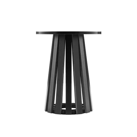 2-Piece Layla Coffee and End Table in Black by Manhattan Comfort at Eve Furniture