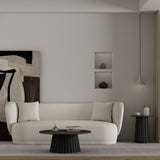 2-Piece Layla Coffee and End Table in Black by Manhattan Comfort at Eve Furniture