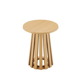 2-Piece Layla Coffee and End Table in Natural Oak by Manhattan Comfort at Eve Furniture