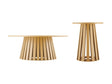 2-Piece Layla Coffee and End Table in Natural Oak by Manhattan Comfort at Eve Furniture