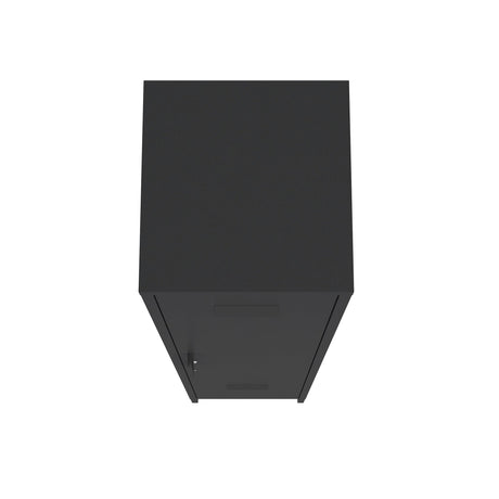 2-Piece Naomi Accent Cabinet and Storage Cabinet in Black by Manhattan Comfort at Eve Furniture