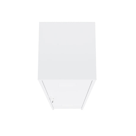 2-Piece Naomi Accent Cabinet and Storage Cabinet in White by Manhattan Comfort at Eve Furniture