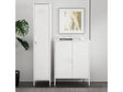 2-Piece Naomi Accent Cabinet and Storage Cabinet in White by Manhattan Comfort at Eve Furniture