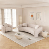 2-Piece Sylvia Sofa and Accent Chair in Angora by Manhattan Comfort at Eve Furniture