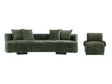 2-Piece Verandah 112" XL Sofa and Accent Chair in Olive Green by Manhattan Comfort at Eve Furniture
