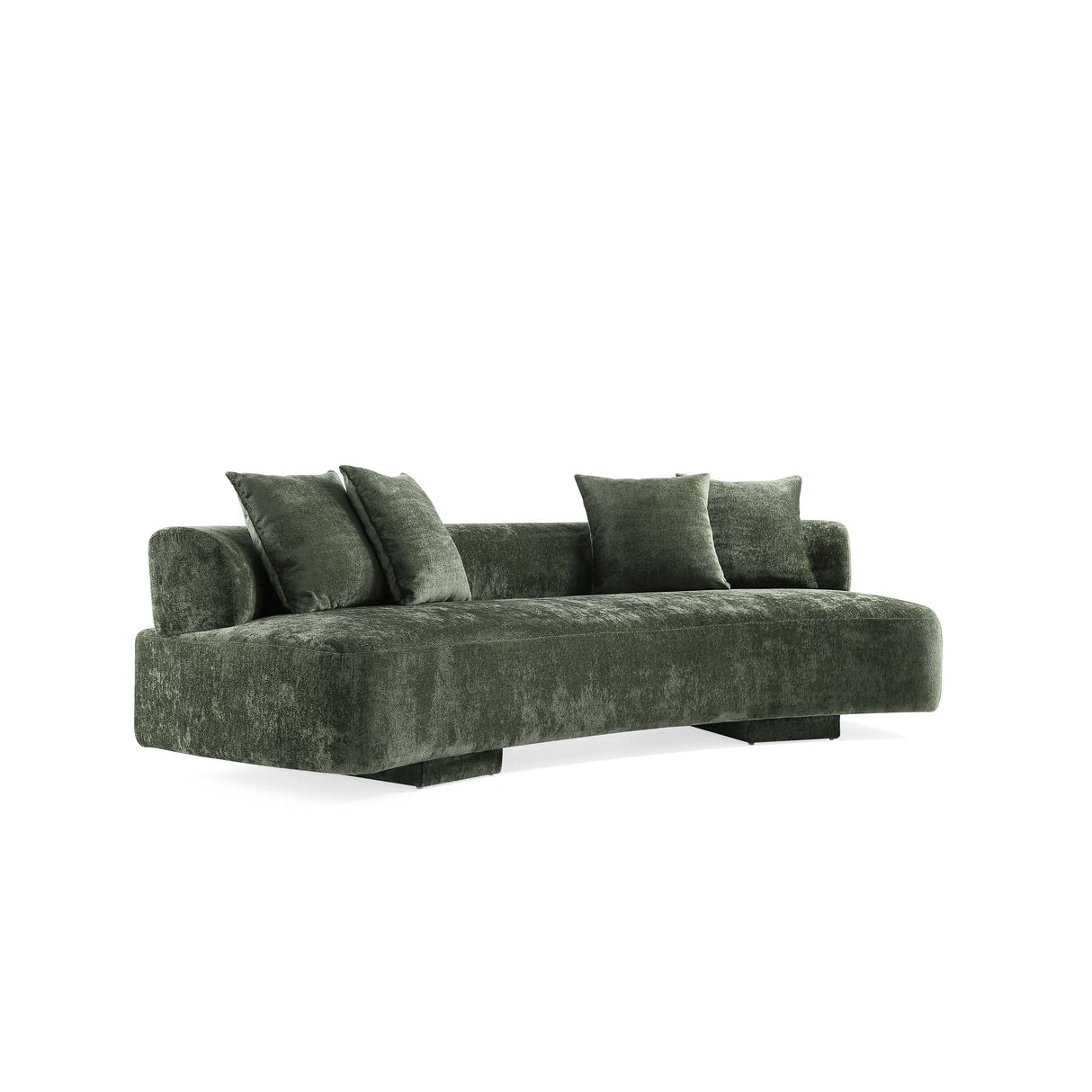 2-Piece Verandah 90.6" Sofa and 112" XL Sofa in Olive Green by Manhattan Comfort at Eve Furniture