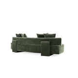 2-Piece Verandah 90.6" Sofa and 112" XL Sofa in Olive Green by Manhattan Comfort at Eve Furniture