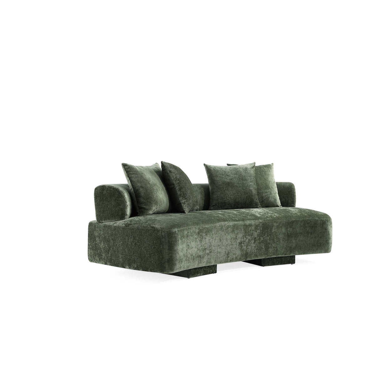 2-Piece Verandah 90.6" Sofa and 112" XL Sofa in Olive Green by Manhattan Comfort at Eve Furniture