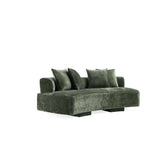 2-Piece Verandah 90.6" Sofa and 112" XL Sofa in Olive Green by Manhattan Comfort at Eve Furniture