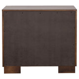 Jessica Cappuccino 4-Piece Eastern King LED Bedroom Set by Coaster at Eve Furniture