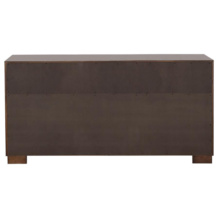 Jessica Cappuccino 4-Piece Eastern King LED Bedroom Set by Coaster at Eve Furniture