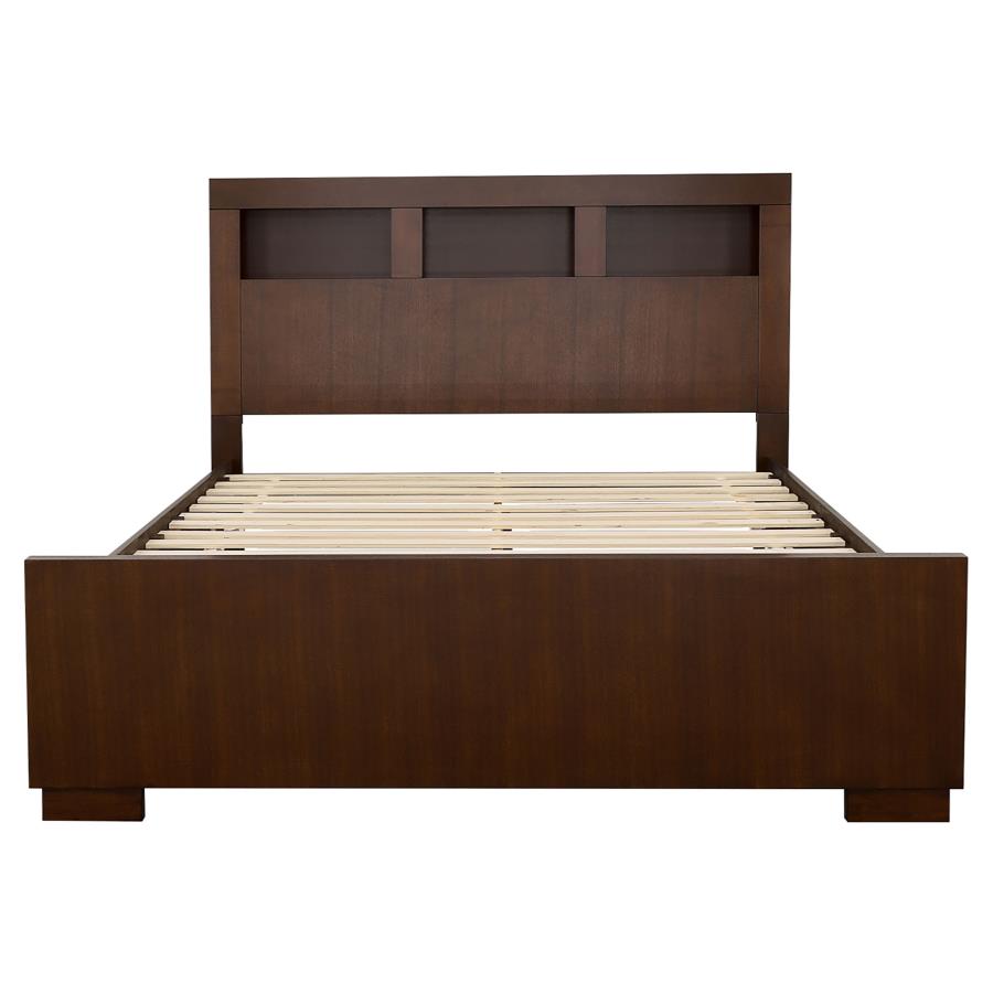 Jessica Cappuccino 4-Piece Eastern King Bedroom Set by Coaster at Eve Furniture
