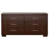 Jessica Cappuccino 4-Piece California King Bedroom Set by Coaster at Eve Furniture