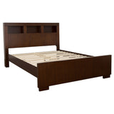 Jessica Cappuccino 4-Piece Queen Bedroom Set with Nightstand Panels by Coaster at Eve Furniture
