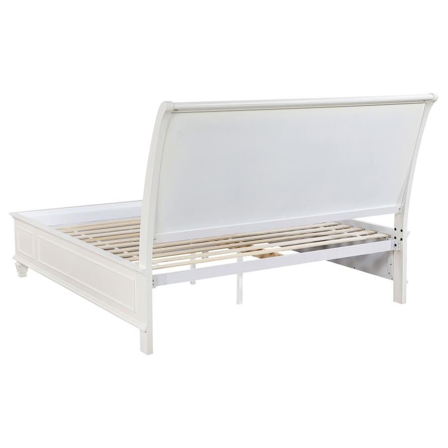Sandy Beach 4-Piece Eastern King Storage Bedroom Set with Sleigh Headboard by Coaster at Eve Furniture
