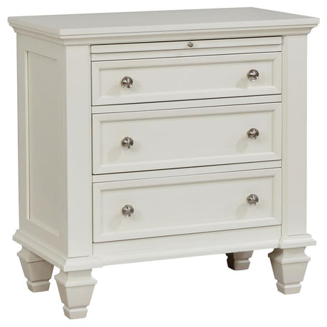Sandy Beach 4-Piece Eastern King Storage Bedroom Set with Sleigh Headboard by Coaster at Eve Furniture