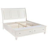 Sandy Beach Cream White 5-Piece Eastern King Bedroom Set by Coaster at Eve Furniture