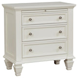 Sandy Beach Cream White 5-Piece Eastern King Bedroom Set by Coaster at Eve Furniture