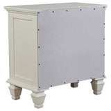 Sandy Beach Cream White 5-Piece Eastern King Bedroom Set by Coaster at Eve Furniture
