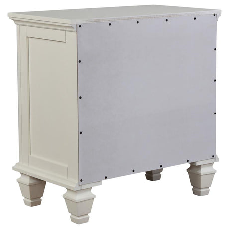 Sandy Beach Cream White 5-Piece Eastern King Bedroom Set by Coaster at Eve Furniture